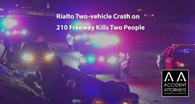 Rialto Two-vehicle Crash on 210 Freeway Kills Two People