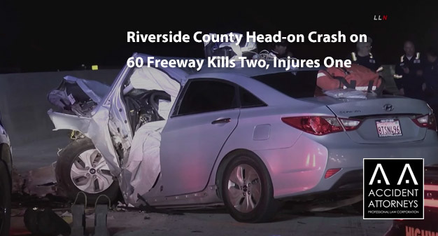 Riverside County Head-on Crash on 60 Freeway Kills Two, Injures One