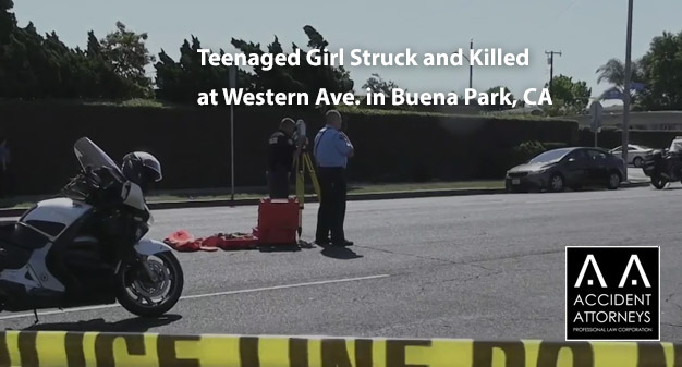 Teenaged Girl Struck and Killed at Western Ave. in Buena Park