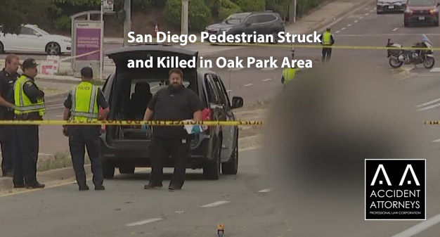 San Diego Pedestrian Struck and Killed in Oak Park Area