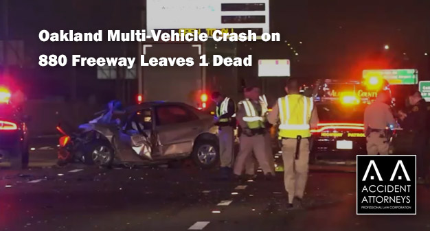 Oakland Multi-Vehicle Crash on 880 Freeway Leaves 1 Dead