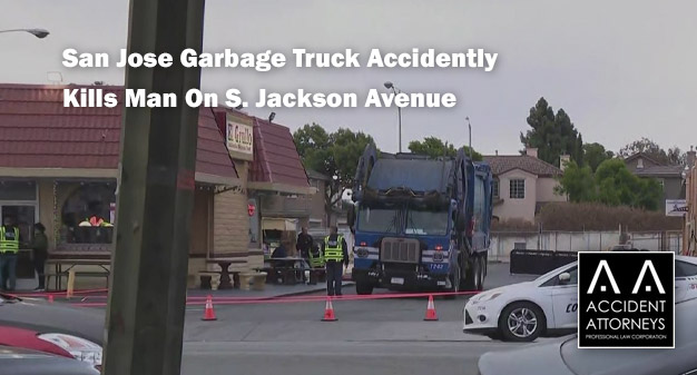 San Jose Garbage Truck Accidently Kills Man On S. Jackson Avenue