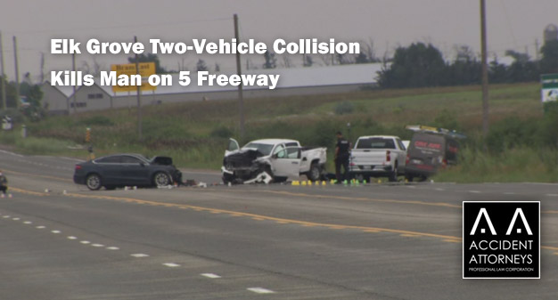 Elk Grove Two-Vehicle Collision Kills Antioch Man on 5 Fwy