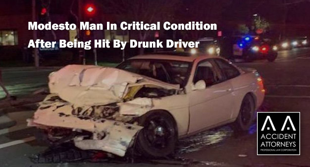 Modesto Man In Critical Condition After Being Hit By Drunk Driver