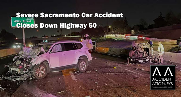 Severe Sacramento Car Accident Closes Down Highway 50