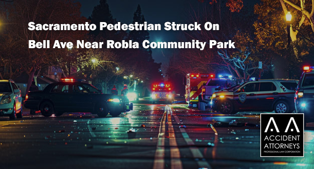 Sacramento Pedestrian Struck On Bell Avenue Near Robla Community Park