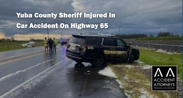 Yuba County Sheriff Injured In Car Accident On Highway 65