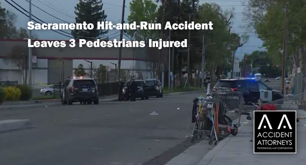 Sacramento Hit-and-Run Accident Leaves 3 Pedestrians Injured