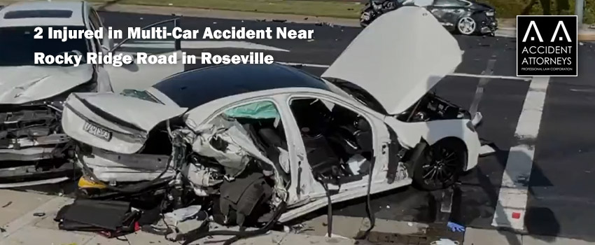 Roseville Multi-Car Accident Near Rocky Ridge Road