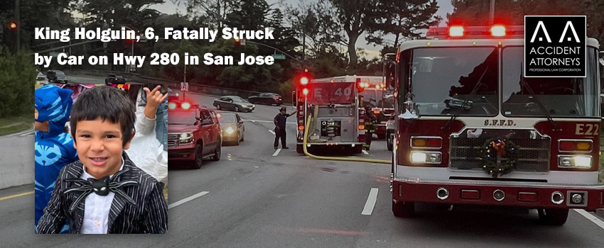 King Holguin, 6, Fatally Struck by Car on Hwy 280 in San Jose