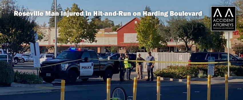 Roseville Man Injured in Hit-and-Run on Harding Boulevard