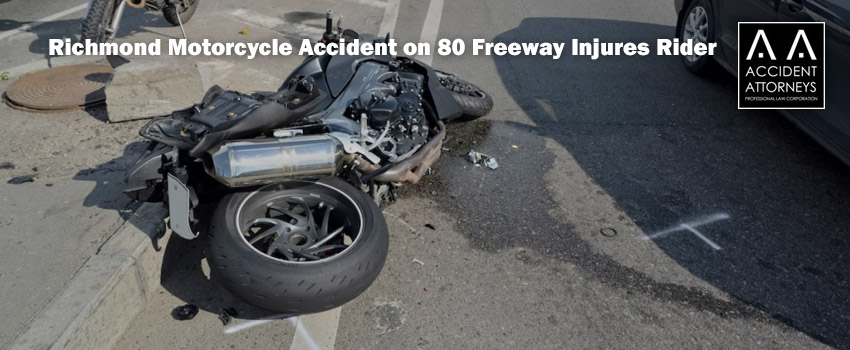 Richmond Motorcycle Accident on 80 Freeway Injures Rider